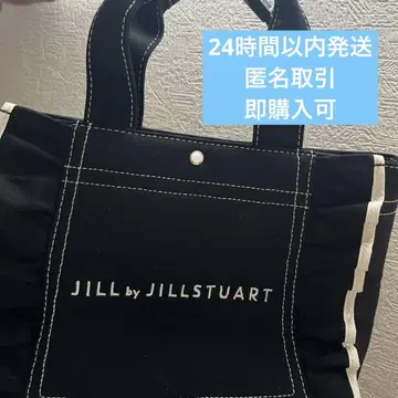 새상품급 JILL by JILLSTUART 프릴 토트 백 블랙 스몰