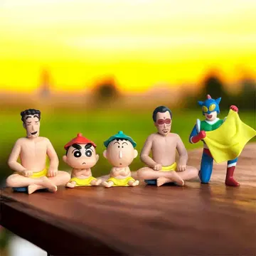 짱구는 못말려(크레용 신짱) 사우나 전 5종 풀 컴플리트 세트