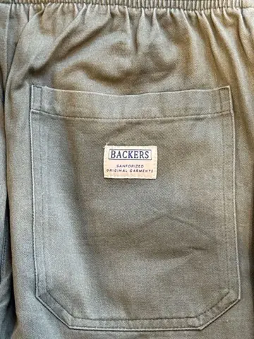 [ 새상품급 ] BACKERS 카키 치노 팬츠