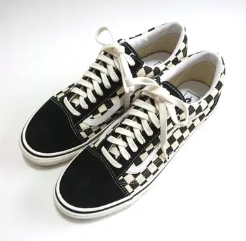VANS 36DX 애너하임 팩토리 30cm 블랙 체커 US12