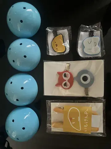 미개봉 Ado 이모켄p 빨파 귀신 가챠 헤어핀 세트