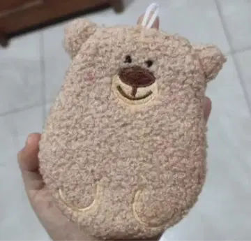 곰 모양 플리스 파우치 lj