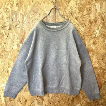 USA제 90s vintage EDWIN 무지 맨투맨 그레이