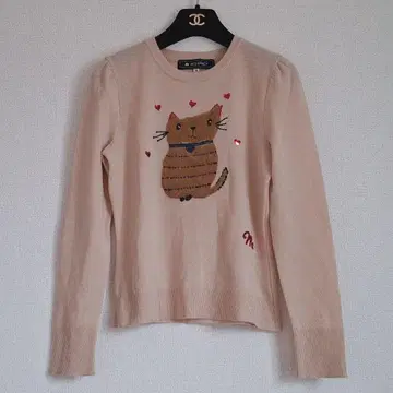 [ 새상품 ] M'S GRACY 고양이 울 니트탑