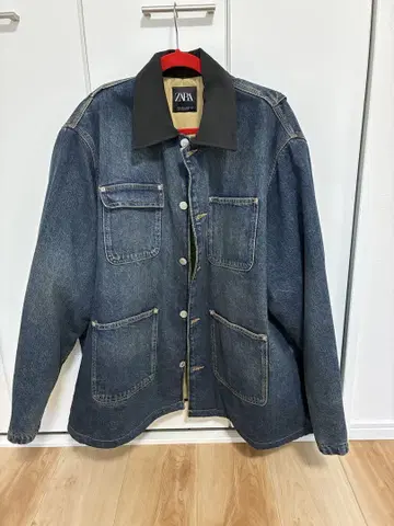 ZARA 다크 블루 데님 자켓