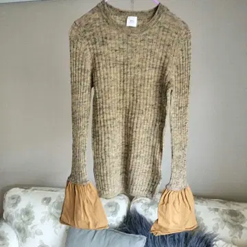 iena la boucle 베이지 브라운 니트