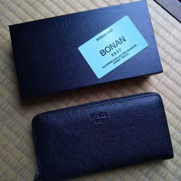 미사용 새상품 BONAN 3037 블랙 장지갑 루미네