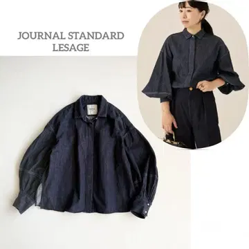 저널 스탠다드 JOURNALSTANDARD 데님 벌룬 슬리브