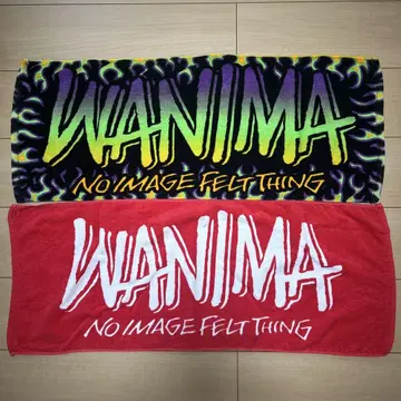 WANIMA 타월 불꽃 그래픽