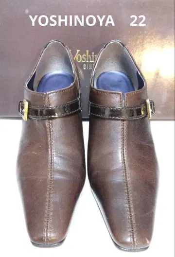 [ USED ] YOSHINOYA 브라운 숏부츠 22