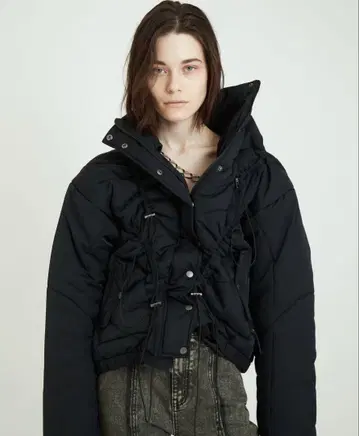 VIAVANDA DRAWSTRINGS PADDING JACKET