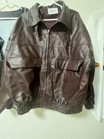 nemne store 인조 가죽 스탠드 블루종