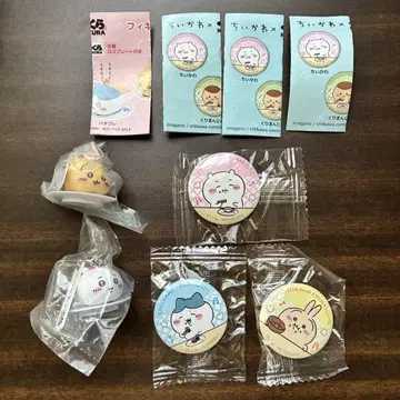 치이카와 (먼작귀) 쿠라스시 캔뱃지 마스코트 키링 세트