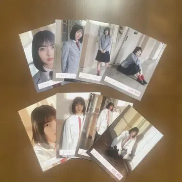 사쿠라자카46 야마다 모모미 죽은 척 MV 의상 브로마이드 8종 컴프