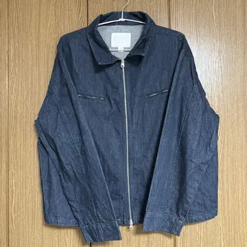 ZARA 레귤러 핏 집업 자켓 XL 사이즈 인디고 블루