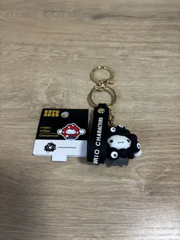 시나모롤 스트랩 블랙미야쿠미야쿠
