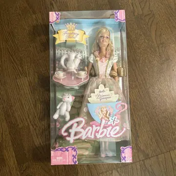 바비 프린세스와 티 파티 티 세트와 봉제 인형 포함