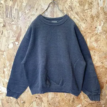 80s USA vintage PLUMA 무지 맨투맨 트레이닝복 L