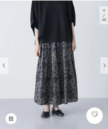 카구레 리버티 프린트 스커트