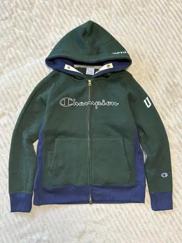 Champion 더블 지퍼 후드티