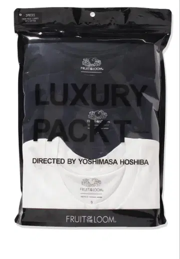 FRUIT OF THE LOOM x 호시바 별주 럭셔리 팩 3개