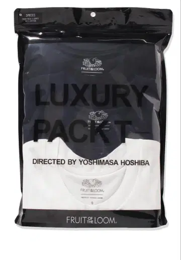 FRUIT OF THE LOOM x 호시바 별주 럭셔리 팩 3개