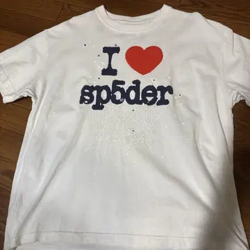 sp5der 셔츠 M 사이즈 화이트
