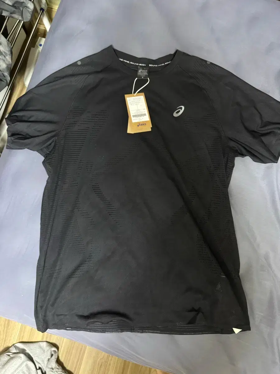 ASICS 아식스 Asics Metarun Short Sleeve Black L New Product on