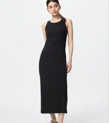 유니클로 아메리칸 슬리브리스 브라 원피스 새상품 택