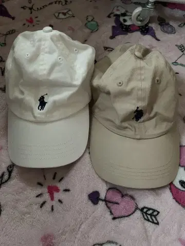 POLO와 USPA 야구 모자 2개 세트