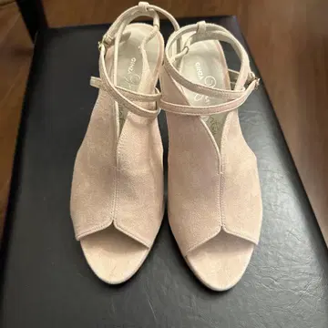 Ginza Komagata 베이지 오픈토 샌들 23.0cm