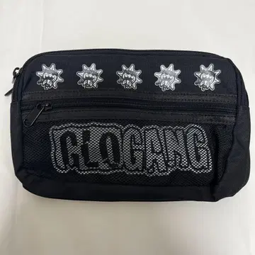 새상품 GLO GANG 블랙 메쉬 메신저 백