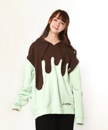 MILK BOY MELTING 후드티 민트 그린