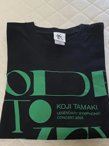 타마키 코지 심포닉 콘서트 투어 T셔츠 M 새상품급 클리어 파일 덤 포함