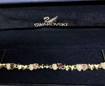 Swarovski 하트형 크리스탈 팔찌