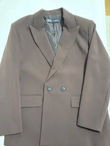 ZARA 자켓 브라운
