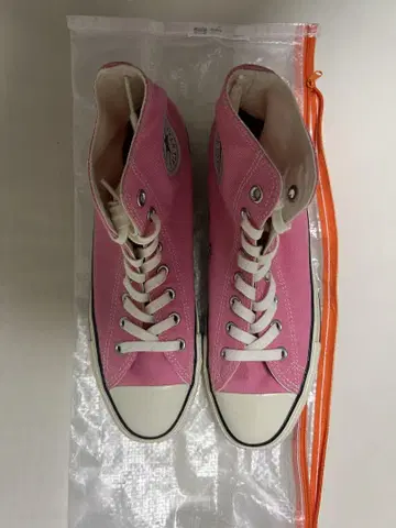 ALL STAR 핑크 하이컷 스니커즈 27cm us8.5