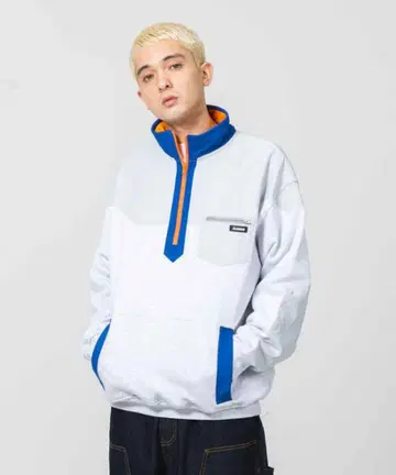 XLARGE (엑스라지) 하프 지퍼 맨투맨