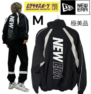 컨디션 최상 무라사키 스포츠 한정판 NEW ERA 뉴에라 나일론 자켓