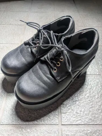 블랙 여성 신발 레이스업 슈즈 하이힐