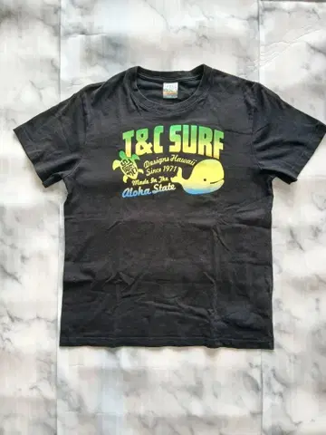 T&C SURF 블랙 티셔츠 빈티지 Y2K M