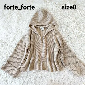 forte_forte  후디 니트 풀오버
