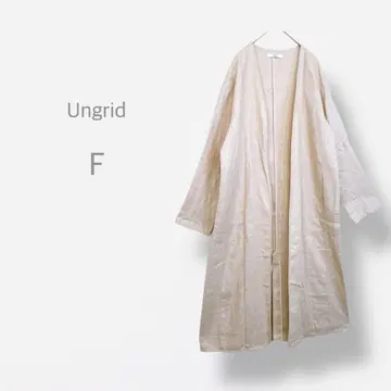 [ Ungrid ] 린넨 블렌드 롱 토퍼 가디건 체형 커버