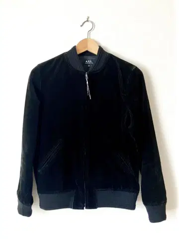 A.P.C. 블랙 코듀로이 자켓 36