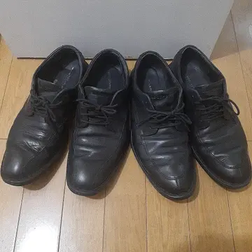 락포트 2족 세트 블랙 비즈니스 슈즈 26cm