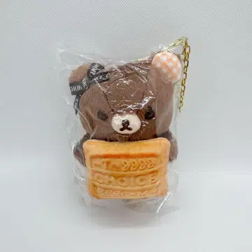리락쿠마 모리나가 비스킷 걸이 봉제 인형 차이로이코구마 초이스 2
