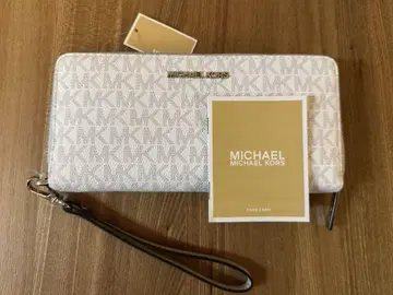 MICHAEL KORS 화이트 장지갑