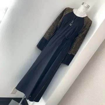새상품 스콧 클럽 고급 깔끔한 포멀 롱 원피스 야마다야