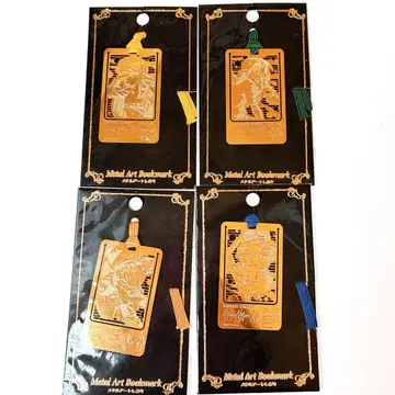 바케모노가타리 메탈 아트 책갈피 4개 나데코 츠바사 마요이 스루가