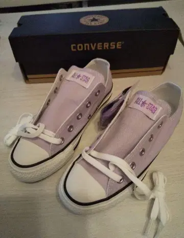 CONVERSE ALL STAR 라벤더 스니커즈 USA 4 JAP 23